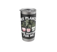 Plants My Plants are Rooting for Me Stainless Steel Insulated Tumbler