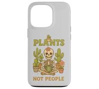 Plants Not People Cozy Skeleton Cactus Gardening Gardener Case for iPhone 13 Pro