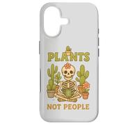 Plants Not People Cozy Skeleton Cactus Gardening Gardener Case for iPhone 17