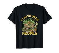 Plants Over People Plant Lover Botanical Enthusiast Gardener T-Shirt