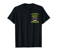 Plants Over Pills Natural Healing Minimalist T-Shirt