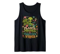 Plants Probes and Positive Vibes Alien Gardener Tank Top