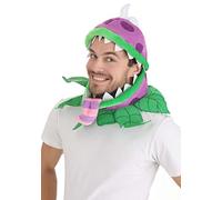 Plants Vs Zombies Chomper Costume Jawesome Hat, Purple, Standard