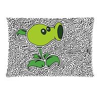 Plants vs.Zombies Peashooter Zippered Pillow Cases 20x30 (Twin sides)