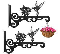 Plants Wall Hook,Wall Mount Extra Sturdy Plant Hook | Plate Supports & Fixings For Trees, Fencing, Balcony, Terrace, Fence And Window Sill