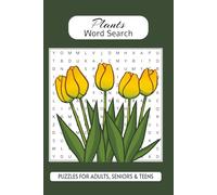 Plants Word Search Puzzle Book: Word Searches with Easy to Read Print about Plants, Gardening, botanic, and More | 6x9 inches, 110 pages | 50+ Puzzles... Gifts for Vacations, Holidays, and Free Times
