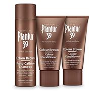 Plantur 39 Caffeine Shampoo and Conditioner Set for Brown Brunette Hair | Conceal Hairline Prevents and Reduces Hair Loss | Unique Formula Supports Hair Growth | 250ml Shampoo and 2x 150ml Conditioner