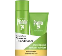 Plantur 39 Caffeine Shampoo and Conditioner Set Prevents and Reduces Hair Loss | For Coloured Stressed Hair | Unique Galenic Formula Supports Hair Growth | Set of 250ml Shampoo and 150ml Conditioner