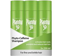 Plantur 39 Caffeine Shampoo Prevents and Reduces Hair Loss 3x 250ml | For Fine Brittle Hair | Unique Galenic Formula Supports Hair Growth | Women Hair Care Made in Germany