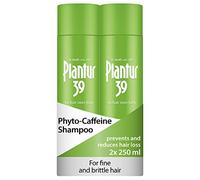 Plantur 39 Caffeine Shampoo Prevents and Reduces Hair Loss 2x 250ml | For Fine Brittle Hair | Unique Galenic Formula Supports Hair Growth | Women Hair Care Made in Germany