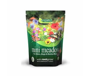 Plantworks 3 m Mini Meadow Wild Flower Seed with rootgrow (a1) - Easy Sow, RHS-approved mix for pollinators