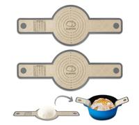 PLAPITATE Silicone Bread Sling for Dutch Oven Liners, Non Stick 2 PCS, Easy Clean Reusable Silicone Bread Baking Mat with Long Handles, Easy to Transfer Sourdough Bread, Round