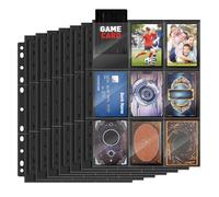 PLAPOT Trading Card Sleeves, 900 Pockets Card Sleeves Double-Sided Scrapbook Empty Scrapbook Transparent Trading Card Accessories for a Variety of Ring Binders