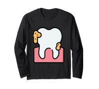 Plaque is Whack Dental Tooth Decay Bacteria Long Sleeve T-Shirt