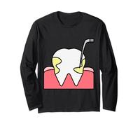 Plaque is Whack Dental Tooth Decay Bacteria Long Sleeve T-Shirt