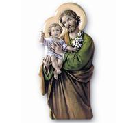 Plaque Saint Joseph Magnetic St Joseph 7cms x 4cms. St Joseph Statue. Saint Joseph Picture. Saint Joseph Pray for Us. Patron Saint of the Family.