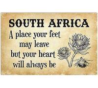 Plaque South Africa For Home Decor Room Metal Decor Wall Decor Poster Metal Sign 8X12 Inches