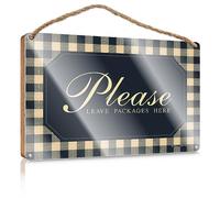 Plaque Water-based Paint & Smooth Edge | Decor Bathroom - Rustic Farmhouse Wall Decor/Leave Packages Here