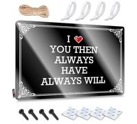 Plaques Rooms Decorations Ready To Hang - I Love You Then Always Have Always Will Nice For Playroom(30X40CM)