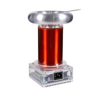 Plasma Arc Coil, 20cm Adjustable Discharge Coil, with Arc Suppression Controller, Plasma Speaker Model, for Physics Experiments and STEM Education
