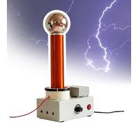 Plasma Ball Arc Generator DIY Kit, Adjustable Spark Gap Up to 15cm, Ideal for Physics Education and Electronic Learning Activities