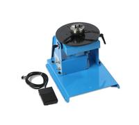 Plasma Cutter Accessories 10KG Semi-Automatic Mini Rotary Welding Positioner Turntable Tilte Table 0-90º 65mm 3 Jaw Lathe Chuck(110V)