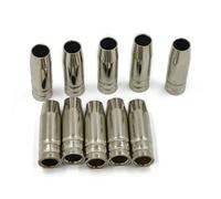 Plasma Cutter Accessories 10pcs 15AK Gas Nozzle Euro Style MIG Welding Gun Tip Nozzle Shield Cup for MB 14AK 15AK MIG Welding Torch