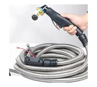 Plasma Cutter Accessories 16mm2 Stainless Steel Cover Gas and Electric Cable Separate Long Life HF Pilot ArC Plasma Torch P-80 P80 5 Meters M16 x 1.5mm