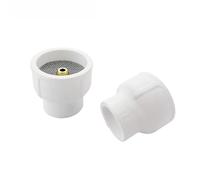 Plasma Cutter Accessories 2Pcs 14# White Ceramic Nozzle Alumina Cup for WP9/20/17/18/26 Tig Welding Torch