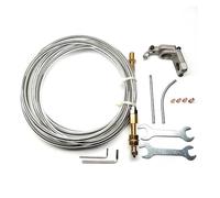 Plasma Cutter Accessories 3M/5M TIG Steel Liner PU Pipe Automatic Aluminium Welding Tube Wire Feeder Feeding Machine Welder Fit WF-007 WF007(OPT1 Steel Wire,5 Meters)