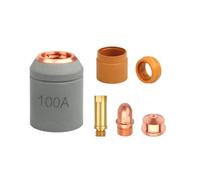 Plasma Cutter Accessories 6PCS A101 Plasma Torch Consumables Kit Cutting Electrode Nozzle Tip Shield PR0101 PD0101 PC0101 PE0101(1.7mm)