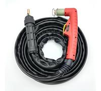 Plasma Cutter Accessories HF Pilot Arc Air Cooled 140A Plasma Cutting Torch A141 A101with Central Adaptor, 6M