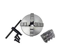 Plasma Cutter Accessories K12-80 4 Jaw Lathe Chuck Self-Centering 80mm with Hardened Steel for Mini Lathe