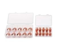 Plasma Cutter Consumable Plasma Cutter Torch Consumables A101 A141 Electrode Nozzle 1.7mm 1.4mm 20Pcs