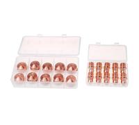 Plasma Cutter Consumable Plasma Cutter Torch Consumables A101 A141 Electrode Nozzle 1.7mm 1.4mm 20Pcs