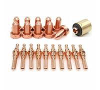 Plasma Cutter Consumables,80A Nozzle Electrode for Starter Kit Compatible with for Thermal Dynamics SL60,21 Pieces for 9-8215 9-8211 9-8213
