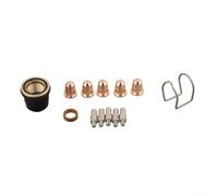 Plasma Cutter Consumables Kit 13pcs with PR0110 Electrode PD0116-08 Nozzle Swirl for Ring Shield Cap for S25 S45 Torch Compatible with for Trafimet Ergocut S25K-S25