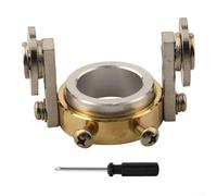 Plasma Cutter Guide Wheel Spacer for 40A PT31 Oxygen Torch, Cutting Roller with Adjustable Height 22-45mm, Brass-Plated Metal Construction, Silver Yellow