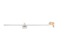 Plasma Cutter Torch Circle Guide Clear Scale 50cm Adjustable Aluminum Alloy Cutting Roller Guide Wheel Compass