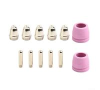 Plasma Cutter Torch Consumables Kit12PCS Nozzle, Electrode & Tip Set for AG-60, SG-55, WSD-60, CUT50/CUT60 Machines