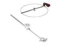 Plasma Cutting Compass, Stainless Steel Plasma Cutter Torch, Circle Guide Roller Wheel Compass, Cutting Tool Accessories with Scale Ruler Gauge, Torch Circle Guide Roller for AG60/SG55