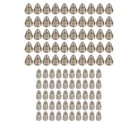 Plasma Cutting Nozzle and Electrode Set for Torch - 0.5 mm Tip, 80A Rated, Oxygen- Copper Electrodes with Hafnium Insert, Cu(1.1mm)