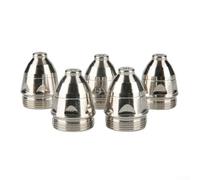 Plasma Cutting Nozzle for CNC Torch - 1.5mm Aperture, 20-Piece Set (10 Electrodes + 10 Nozzles), Oxygen- Copper with Hafnium Insert, Compat