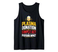 Plasma Donation Blood Donor Red Drop Tank Top