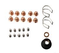 Plasma Electrode Head Consumables 24pcs for S45 Torch PR0110 PD0116 PC0116 PE0106 CV0010 Fit Electric 95136 and Razorweld Cut 45