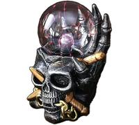 Plasma Magic Ball, Unique Skull - inspired Design, Touch-sensitive, STEM Toys for Science Experiments, Magic Lamp for Parties, Christmas, Room Decoration,4 Designs,Age 14+ (Golden Sword)