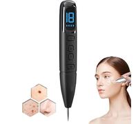 Plasma Pen/Beauty Pen - Lcd Screen Display, 18-Level Adjustment, Mole Removal Dark Spot Remover Wart Freckle Skin Tag Removal Tool, For Home and Beauty Salon Black(Black)
