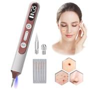 Plasma Pen Mole Remover Pen Freckles Dark Spots Remover, Skin Tags Remover Pen, 19 Intensity Levels & LED Light, with Replaceable Needle,for Face Body Wart Freckle Nevus Spot Age Spots