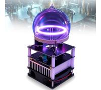 Plasma Ring Drive Ball, Adjustable Light Effect Tesla Coil Arc, 9 cm Diameter for Party Decoration, Outdoor Signal, Science Gift, Dynamic Arc Light Display