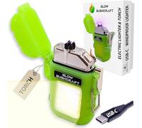 Plasma Torch Lighter - USB Rechargeable, Glow in the Dark